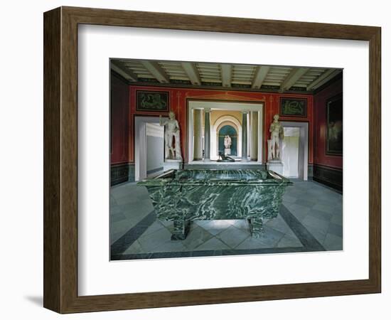 Interior of the Roman Baths in the Gardens of Sanssouci-Karl Friedrich Schinkel-Framed Giclee Print