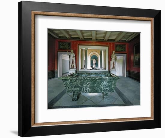 Interior of the Roman Baths in the Gardens of Sanssouci-Karl Friedrich Schinkel-Framed Giclee Print