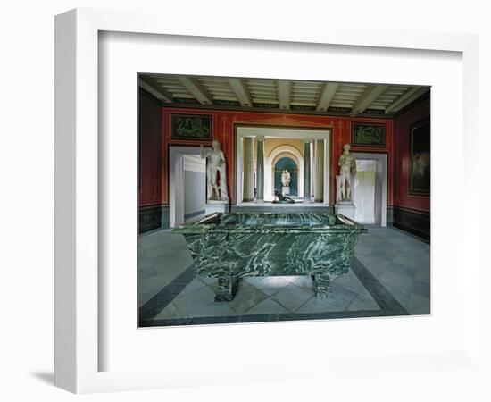 Interior of the Roman Baths in the Gardens of Sanssouci-Karl Friedrich Schinkel-Framed Giclee Print