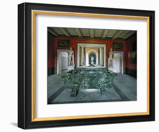 Interior of the Roman Baths in the Gardens of Sanssouci-Karl Friedrich Schinkel-Framed Giclee Print