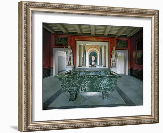 Interior of the Roman Baths in the Gardens of Sanssouci-Karl Friedrich Schinkel-Framed Giclee Print