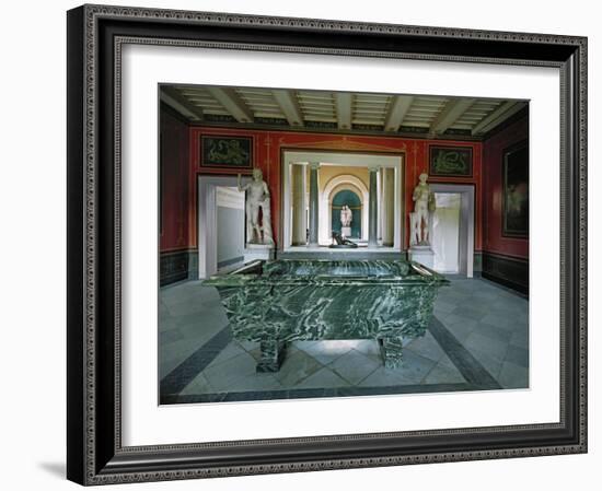 Interior of the Roman Baths in the Gardens of Sanssouci-Karl Friedrich Schinkel-Framed Giclee Print