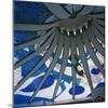 Interior of the Roof of the Catedral Metropolitana, Brasilia, Brazil, South America-Geoff Renner-Mounted Photographic Print