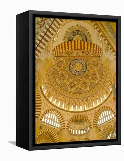 Interior of the Selimiye Mosque, Edirne, Anatolia, Turkey-Adam Woolfitt-Framed Premier Image Canvas