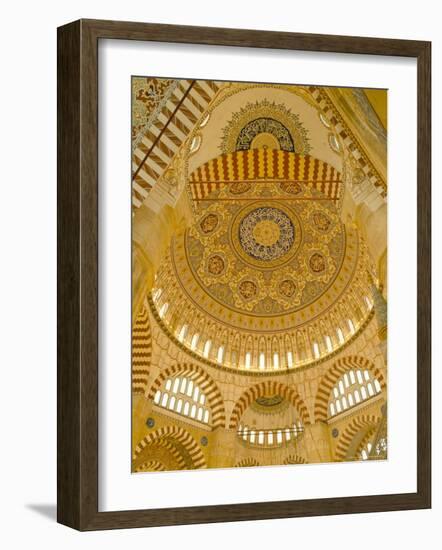 Interior of the Selimiye Mosque, Edirne, Anatolia, Turkey-Adam Woolfitt-Framed Photographic Print