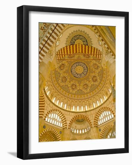 Interior of the Selimiye Mosque, Edirne, Anatolia, Turkey-Adam Woolfitt-Framed Photographic Print