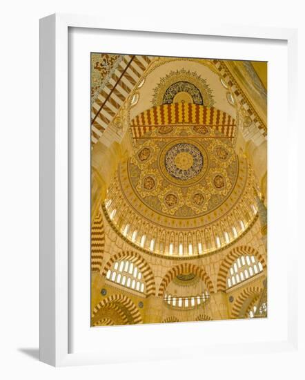 Interior of the Selimiye Mosque, Edirne, Anatolia, Turkey-Adam Woolfitt-Framed Photographic Print