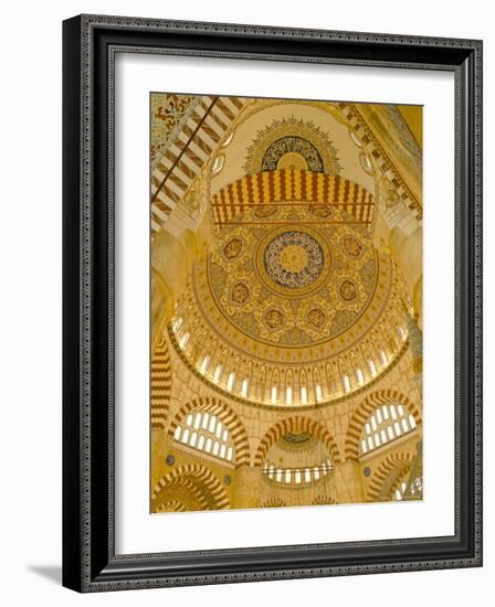 Interior of the Selimiye Mosque, Edirne, Anatolia, Turkey-Adam Woolfitt-Framed Photographic Print