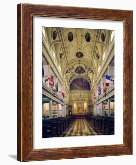 Interior of the St. Louis Cathedral-Carol Highsmith-Framed Photo