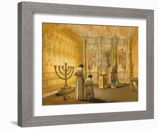 Interior of the Tabernacle-English School-Framed Giclee Print