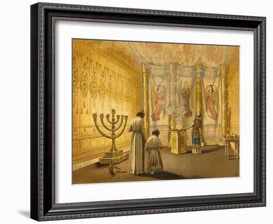 Interior of the Tabernacle-English School-Framed Giclee Print