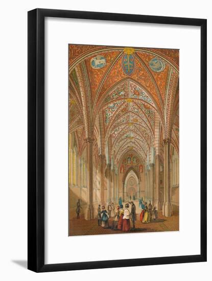 'Interior of the Temple Church', c1845, (1864)-Unknown-Framed Giclee Print