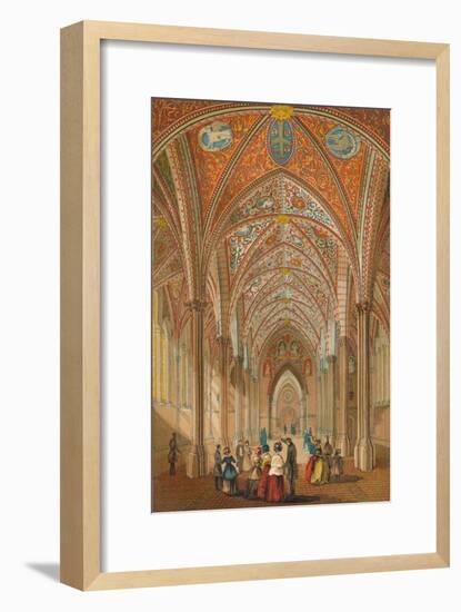 'Interior of the Temple Church', c1845, (1864)-Unknown-Framed Giclee Print