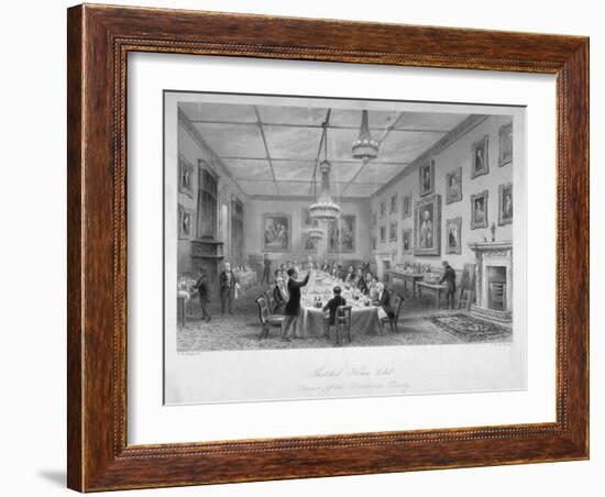 Interior of the Thatched House Tavern, St James's Street, London, C1840-John Le Keux-Framed Giclee Print