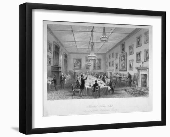 Interior of the Thatched House Tavern, St James's Street, London, C1840-John Le Keux-Framed Giclee Print