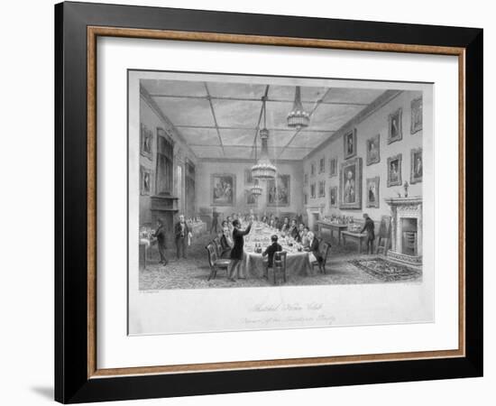 Interior of the Thatched House Tavern, St James's Street, London, C1840-John Le Keux-Framed Giclee Print