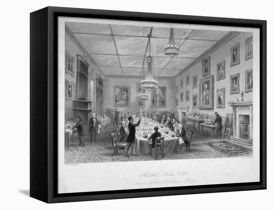 Interior of the Thatched House Tavern, St James's Street, London, C1840-John Le Keux-Framed Premier Image Canvas