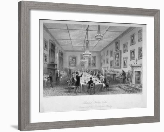 Interior of the Thatched House Tavern, St James's Street, London, C1840-John Le Keux-Framed Giclee Print