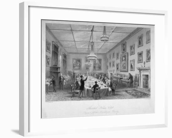 Interior of the Thatched House Tavern, St James's Street, London, C1840-John Le Keux-Framed Giclee Print