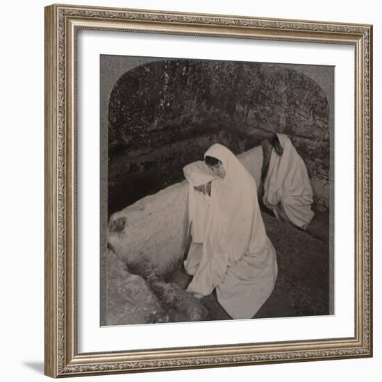 'Interior of the Tomb of Christ, c1900-Unknown-Framed Photographic Print