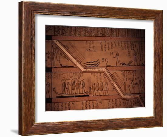 Interior of the Tomb of Tuthmosis III, Thebes, Egypt-Richard Ashworth-Framed Photographic Print