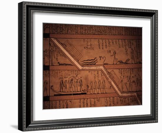 Interior of the Tomb of Tuthmosis III, Thebes, Egypt-Richard Ashworth-Framed Photographic Print