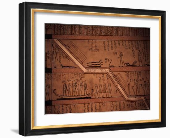 Interior of the Tomb of Tuthmosis III, Thebes, Egypt-Richard Ashworth-Framed Photographic Print