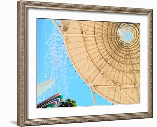 Interior of the White Towers in the Avenue of Europe, Expo 92, Seville, Spain-Felipe Rodriguez-Framed Photographic Print