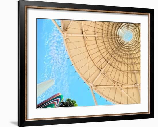 Interior of the White Towers in the Avenue of Europe, Expo 92, Seville, Spain-Felipe Rodriguez-Framed Photographic Print