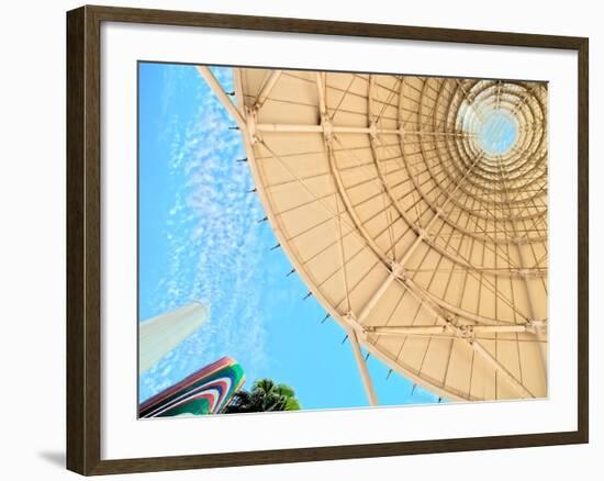 Interior of the White Towers in the Avenue of Europe, Expo 92, Seville, Spain-Felipe Rodriguez-Framed Photographic Print