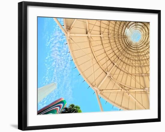 Interior of the White Towers in the Avenue of Europe, Expo 92, Seville, Spain-Felipe Rodriguez-Framed Photographic Print