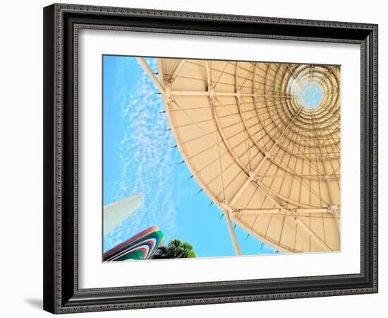 Interior of the White Towers in the Avenue of Europe, Expo 92, Seville, Spain-Felipe Rodriguez-Framed Photographic Print