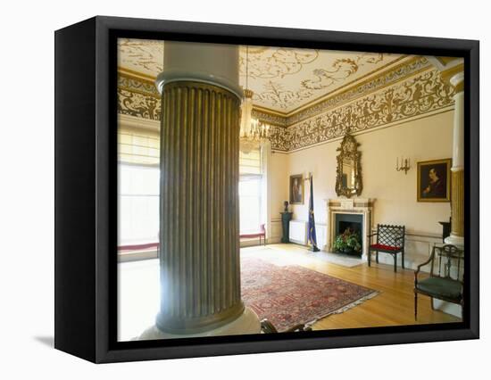 Interior of the Writers Gallery, Dublin Writers Museum, Dublin, County Dublin, Eire (Ireland)-Bruno Barbier-Framed Premier Image Canvas