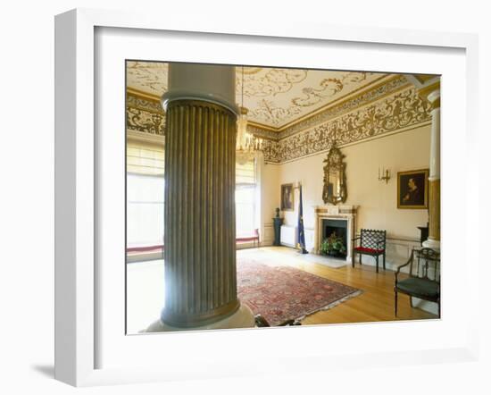 Interior of the Writers Gallery, Dublin Writers Museum, Dublin, County Dublin, Eire (Ireland)-Bruno Barbier-Framed Photographic Print