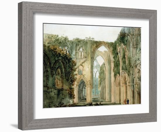 Interior of Tintern Abbey-Thomas Girtin-Framed Giclee Print