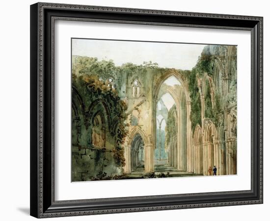 Interior of Tintern Abbey-Thomas Girtin-Framed Giclee Print