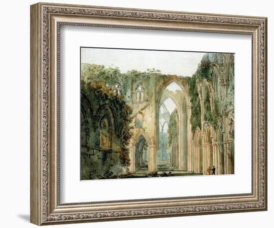 Interior of Tintern Abbey-Thomas Girtin-Framed Giclee Print