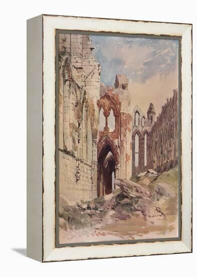 'Interior of Whitby Abbey', c1915-William Callow-Framed Premier Image Canvas