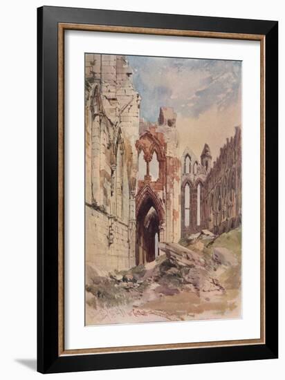 'Interior of Whitby Abbey', c1915-William Callow-Framed Giclee Print