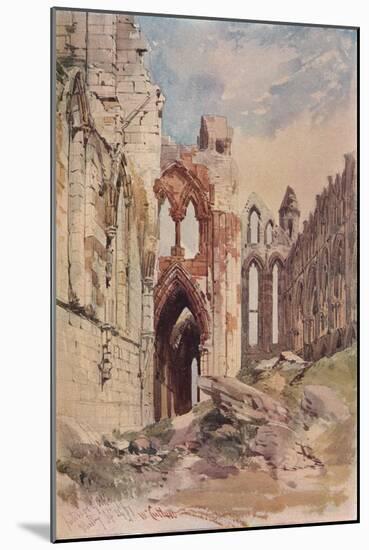 'Interior of Whitby Abbey', c1915-William Callow-Mounted Giclee Print