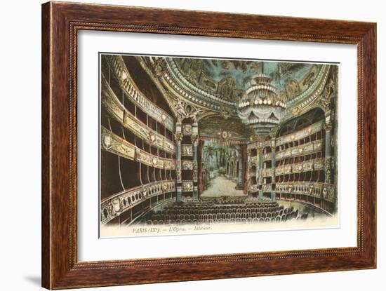 Interior, Opera House,Paris, France-null-Framed Art Print