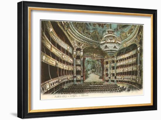 Interior, Opera House,Paris, France-null-Framed Art Print