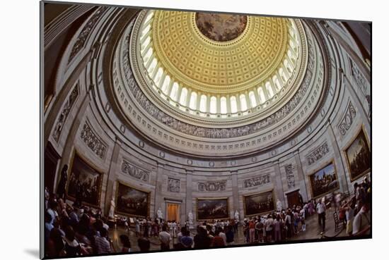 Interior or Rotunda, US Capitol; Washington; Dc, 2006 (Photo)-Kenneth Garrett-Mounted Giclee Print
