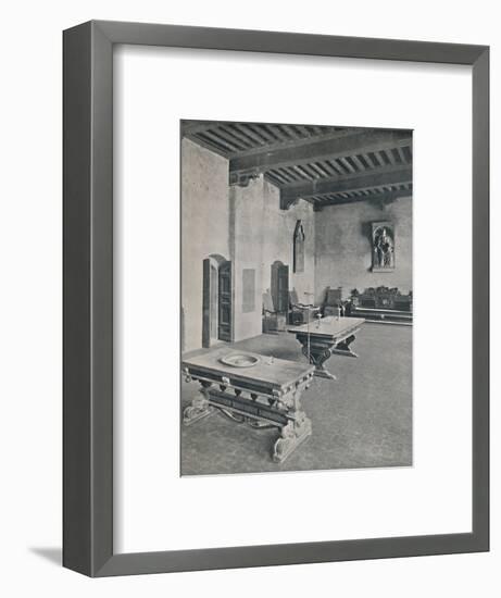 'Interior Palazzo Davanzati, Florence. With Two 16th Century Tables', 1928-Unknown-Framed Photographic Print