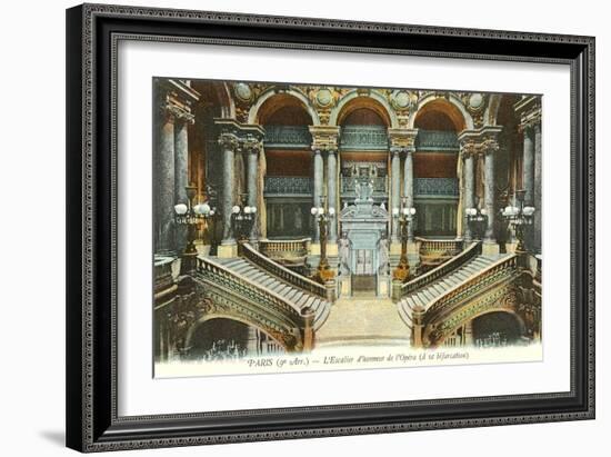 Interior, Paris Opera House, France-null-Framed Art Print