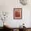 Interior, Retro Coffee Shop-null-Framed Art Print displayed on a wall