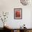 Interior, Retro Coffee Shop-null-Framed Art Print displayed on a wall