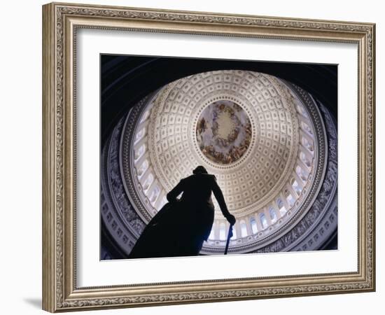 Interior Rotunda US Capitol Building-Carol Highsmith-Framed Photo