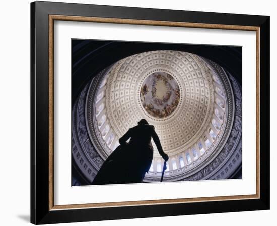 Interior Rotunda US Capitol Building-Carol Highsmith-Framed Photo