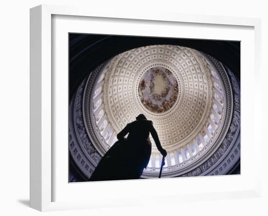 Interior Rotunda US Capitol Building-Carol Highsmith-Framed Photo